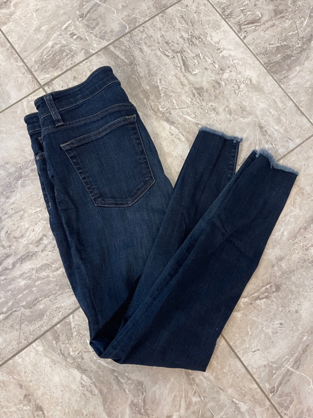JOES W29 Dark Blue Women's Skinny Jeans with Raw Hem